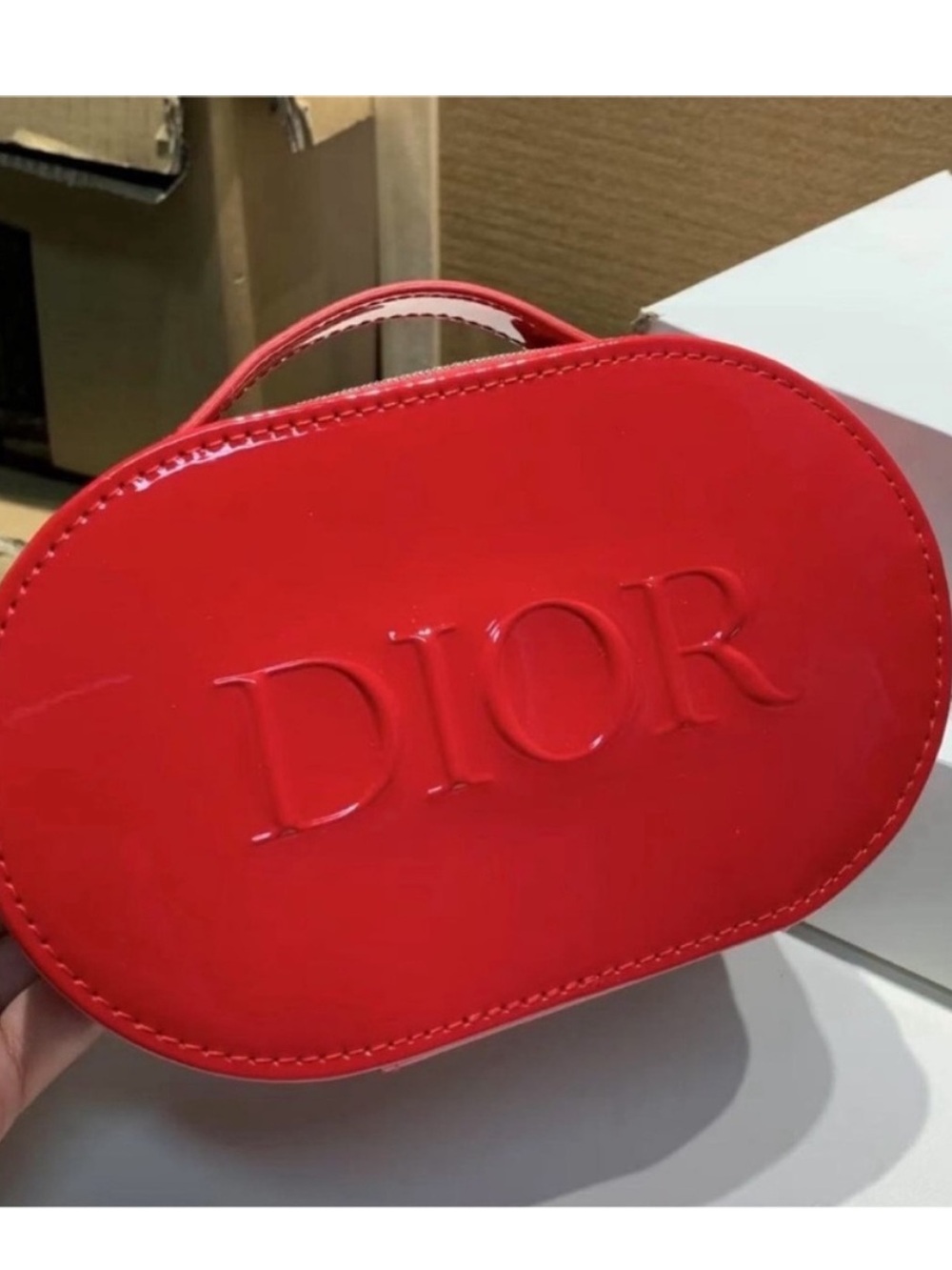 Dior cosmetic red box